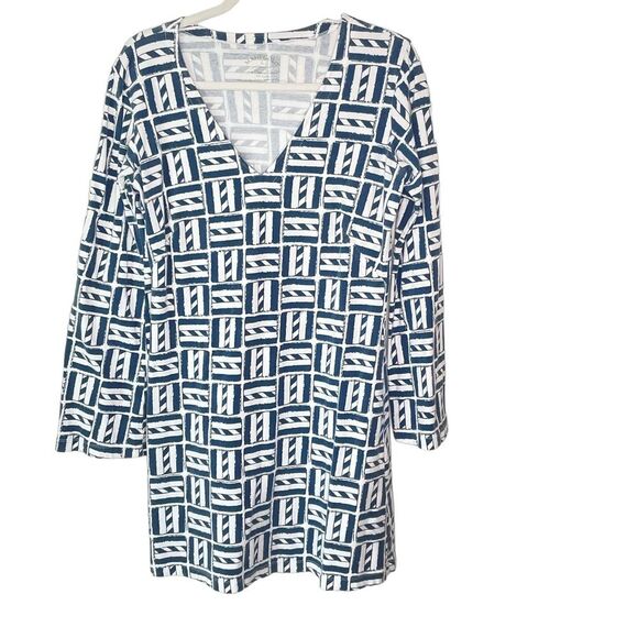 Mahi Gold Cotton Lycra Straight Dress Large - Picture 1 of 7